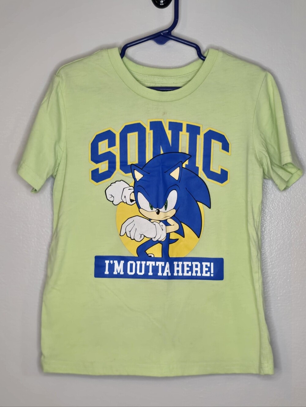 Jumping Beans Sonic Graphic Tee for Kids - Light Green